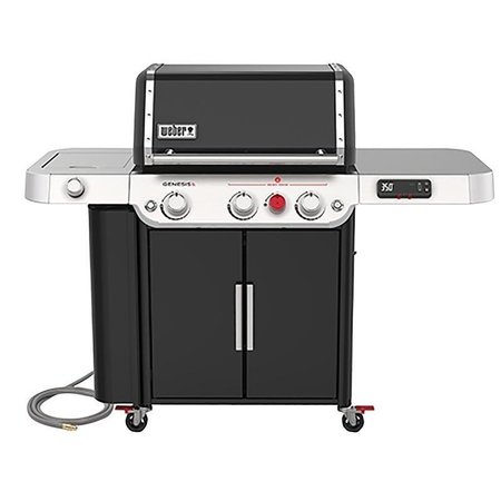 WEBER GENESIS EPX335 Series Smart Gas Grill, 39,000 Btu, Natural Gas, 3Burner, Enclosed Cabinet Storage 37810001